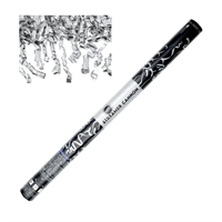 Konfettikanon 80 cm Streamer Silver